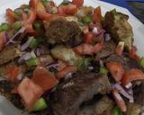A picture of step 3 of Gurasa and suya.
