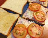 Hình bước làm 4 của món Bánh mì sandwich kiểu Pháp - Croque Monsieur