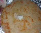 A picture of step 5 of Makai ki roti.