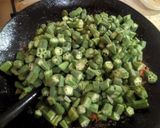 A picture of step 18 of Tawa Bhindi.