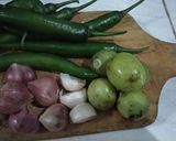 Foto langkah ke 1 dari resep Sambal Ijo (Sambal Lado) ala RM Padang.