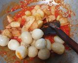 Foto langkah ke 3 dari resep Balado Telur puyuh Kentang.