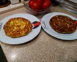 Hiszpański omlet ze szparagami krok przepisu 5 zdjęcie