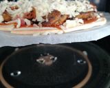 Foto del paso 16 de la receta: Pizza de pollo, berenjena y bacon