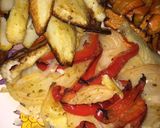 Foto del paso 3 de la receta: Pescado con Verduras al Horno