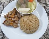 Foto langkah ke 10 dari resep Nasi Hainam non Rice Cooker.