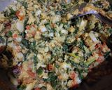 A picture of step 4 of Mooli Shaljum Ke Bhujia.