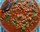 A picture of step 4 of White Cowpeas Masala Curry.