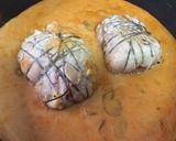 Foto del paso 6 de la receta Pechuga rellena con crema de piquillos y setas🌹💗🥂