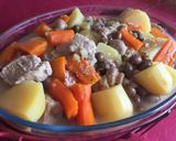 Une image de l'étape 6 de Sauté de porc en sauce et légumes.