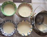 A picture of step 2 of Mango and Lime Panna Cotta 🥭 🍋‍🟩.