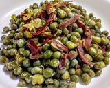 Foto del paso 2 de la receta: ARVEJAS (Guisantes) con Jamón de Jabugo...!❤️💝💟