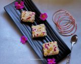 A picture of step 7 of Rasmalai Fudge.