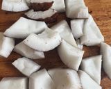 A picture of step 1 of Fresh Coconut Milk 🥥.