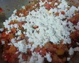 A picture of step 4 of Paneer Capsicum Bhurji.