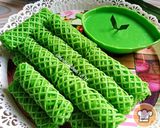 Gambar langkah 10 resipi Roti Jala Pandan & Sos Pandan.