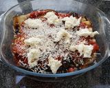 A picture of step 7 of Aubergine Parmigiana.