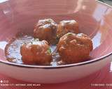 Foto del paso 12 de la receta: Albóndigas de mero y gambas rojas