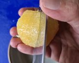 A picture of step 1 of Shrimp Salad with Orange and Avocado.