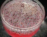 A picture of step 5 of Rose Sabja Lemonade.