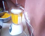 A picture of step 5 of Mango juice #festive contest kakamega #authormarathon.