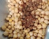 A picture of step 1 of Chana chaat.
