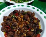 Foto langkah ke 6 dari resep Oseng Daging sapi.