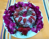 A picture of step 7 of Strawberry cake.