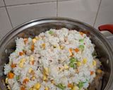 Foto langkah ke 4 dari resep Nasi Gurih Sayuran.