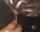 A picture of step 5 of Chocolate almond Barfi.