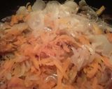 Foto del paso 2 de la receta: Berenjenas asadas con tocineta caramelizada!!! 😋🍆🌰🥕🧀🥓🥓🥓🍅🍅🍅