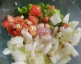 A picture of step 1 of Quinoa Chatpati Chat.