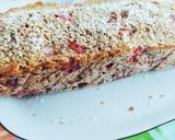 Foto del paso 6 de la receta: Budín navideño versión saludable 🍓🍌🥚