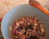 A picture of step 16 of Fish curry saved with fried onion rice.