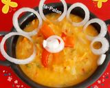 A picture of step 4 of Schezwan Masoor Dal.