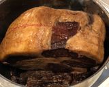 A picture of step 2 of Treacle cured short rib.