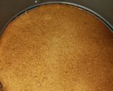 A picture of step 2 of Butter cookie crust =cheesecake.