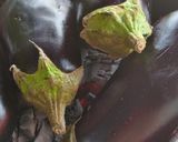 A picture of step 1 of Grilled eggplant salad.