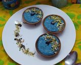 A picture of step 7 of Blue phirni.