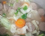 Foto langkah ke 4 dari resep Sayur Sop Bakso.