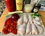 Foto del paso 1 de la receta Chipirones 🦑 en salsa de pimientos del piquillo