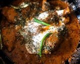A picture of step 11 of Chicken Changezi.