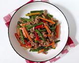 Foto langkah ke 5 dari resep Tumis Wortel Buncis Daging Giling.