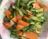 Foto langkah ke 7 dari resep Vegetable with Abalone.