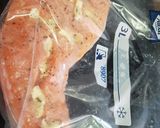 A picture of step 3 of Sous vide salmon in a butter, ginger and lemon sauce.
