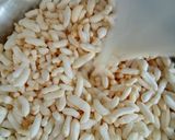 A picture of step 1 of Desi Flakes.
