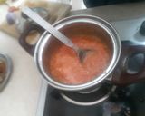 A picture of step 3 of Shahi paneer.