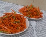 A picture of step 6 of Instant Carrot Achar.