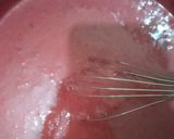 Foto langkah ke 2 dari resep Eggless Red Velvet Cake.