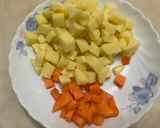 豬絞肉甜麵醬炒馬鈴薯的食譜步驟4照片